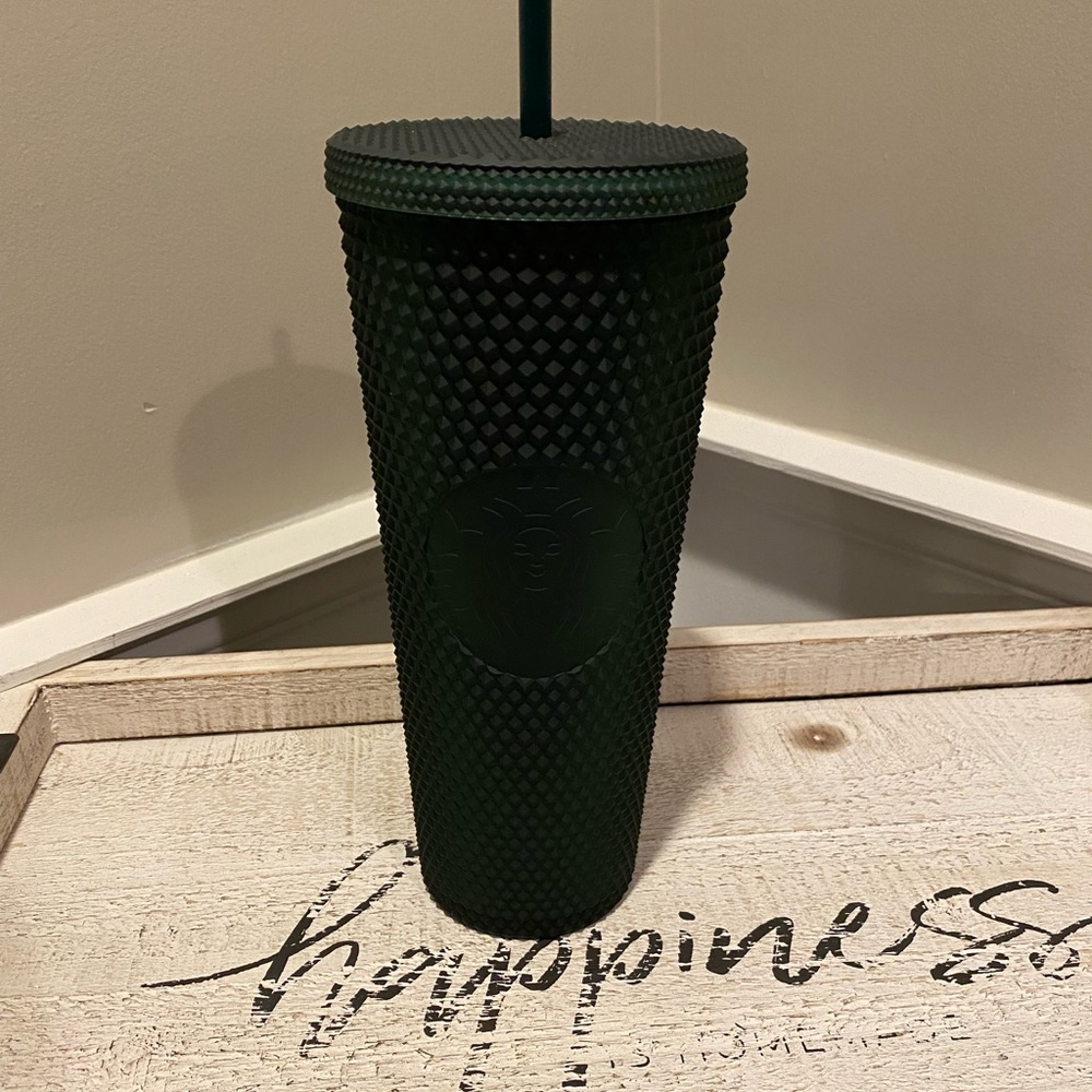 Starbucks Matte Green Soft-Touch Studded Cold Cup - 24 fl oz